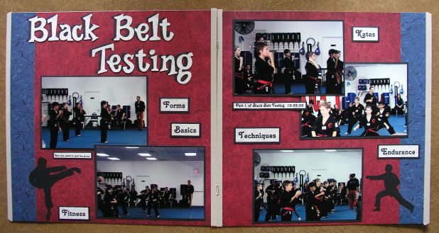 "Part 1 of Black Belt Testing"