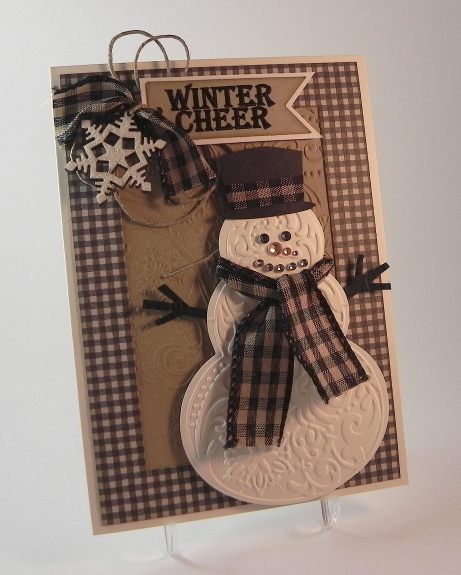 Embossed Snowman DSCN6057