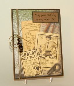 Above Par Birthday Card uvDSCN7604