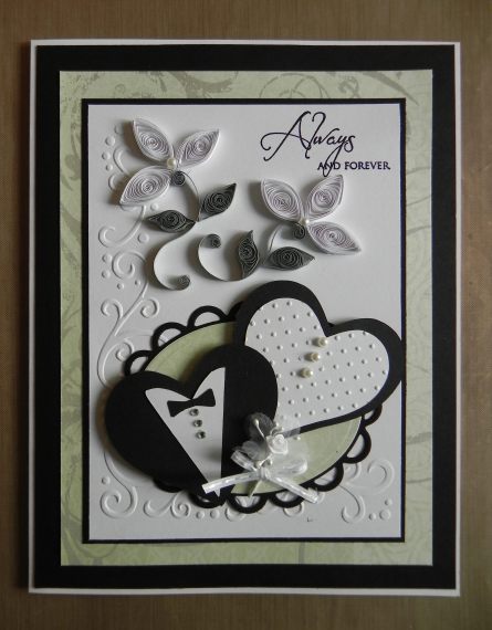 Quilled Wedding Card DSCN5602