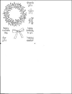 circle of spring scan with border