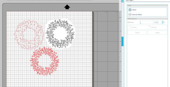 separate trace from offset