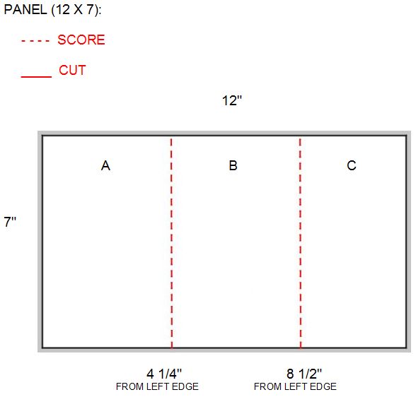 12 x 7 panel NO SLIT