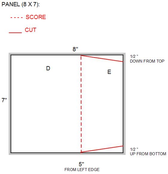 8 x 7 panel with diagonal cuts WITH LABELS