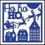 Ho Ho Ho Square die